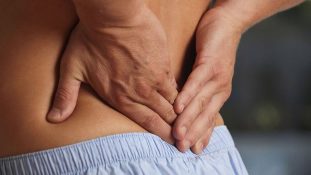 Discomfort in the lower back with osteochondrosis of the lower back